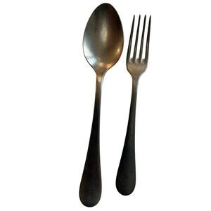NEW Sabre Paris Marius Stainless Steel Soup Spoon & Dinner Fork Set